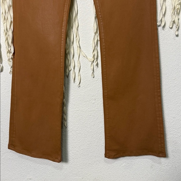Anthropologie | Hudson Barbara Coated Bootcut Jeans in Toffee Size 33 - Picture 11 of 16